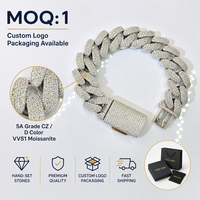 Bracelet chaîne cubaine en laiton de luxe, bijoux hip-hop, 17 mm, cadeau, fabricant professionnel, chaîne robuste