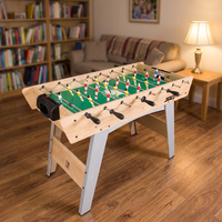 Table de football de table d'intérieur 42 pouces en MDF, support OEM ODM, avec tiges en acier inoxydable, vente en gros
