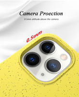 Vente en gros d'usine, coque de téléphone personnalisée imprimée, recyclable, compostable, biodégradable pour iPhone 12 13 14 15 Promax
