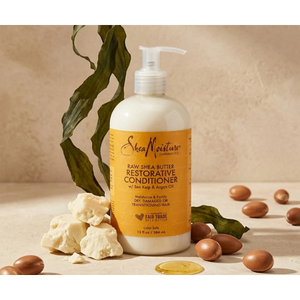 Balsamo idratante profondo Shea Moisture Raw Shea Butter 13 Fl Oz 384 Ml per capelli ricci e crespi - Product Image 3