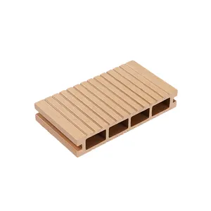 High Quality Anti-UV Wood Plastic Composite Decking/WPC Decking Floor Panama Wpc Decking Wall Panel For Outdoor