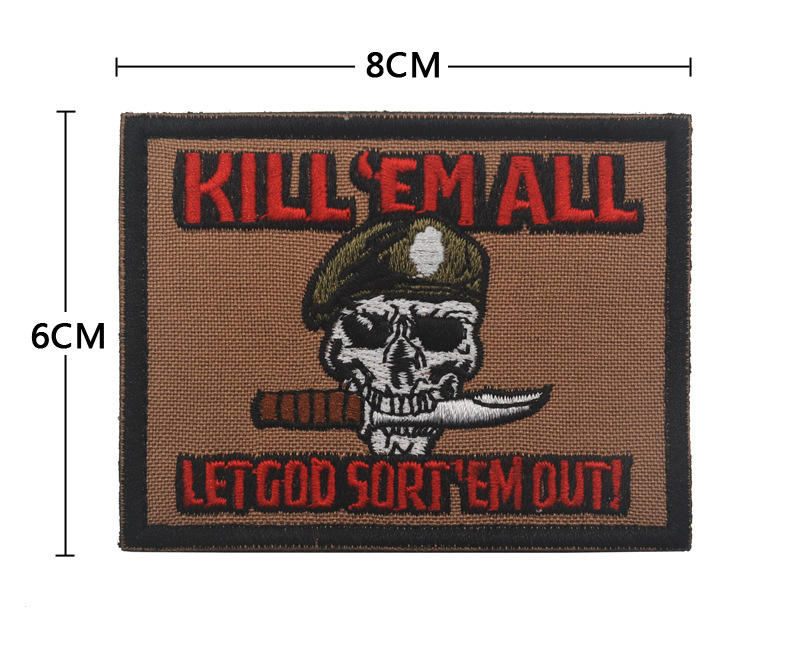 Embroidered square pattern V00663-2