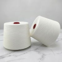 Fil de coton 100% pur blanc brut de haute qualité, directement de l'usine chinoise, 21S 32S 40S, super doux, antibactérien, pour tricot à la main, tissage et couture