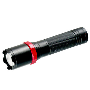 ไฟฉาย LED แบบชาร์จไฟได้พร้อมซูมและตัวปรับความสว่างสำหรับใช้งานกลางแจ้ง ตัวเครื่องทำจากอลูมิเนียมอัลลอยด์ ชาร์จผ่าน USB ไฟฉายพกพาขนาดเล็ก - Product Image 2