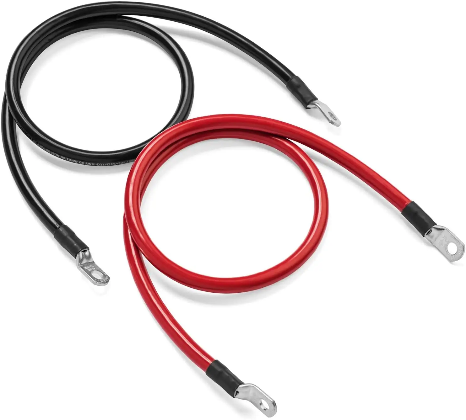 Câbles pour batterie de voiture 6 AWG, 20 pouces, connecteurs composés de connecteurs, pour onduleur