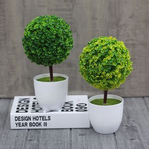 メーカーはギフト用の鉢植え付きの人工植物であるシングルリコリスボール人工植物をよく販売しています - Product Image 2