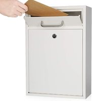 Boîte aux lettres commerciale murale extérieure YOOBOX MA017 avec serrure intelligente, en métal durable et finition thermolaquée