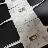 Modules LED étanches IP68 SMD DC 12V, haute luminosité, extérieur, 4W, 4 LED 2835, module LED pour enseigne publicitaire