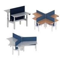Cadre de bureau debout électrique réglable en hauteur de style moderne pour mobilier de bureau commercial