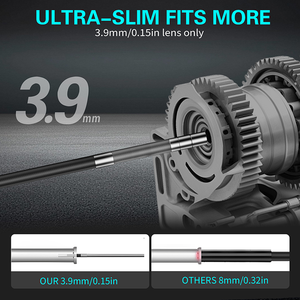 กล้องเอนโดสโคปอุตสาหกรรม หมุนได้ 360 องศา 2 ทิศทาง 200W 1080P HD พิกเซล สำหรับตรวจสอบภายใน บอร์สโคป กันน้ำระดับ IP67 หน้าจอ IPS 4.3 นิ้ว - Product Image 4