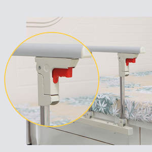 Высококачественные складные алюминиевые Боковые направляющие для больничной кровати - Product Image 4