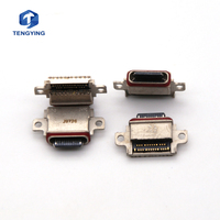 Soket Konektor Pengisi Daya Colokan Port Pengisian Data USB Tipe-c untuk Samsung S10 S10 PLUS S10E S20 NOTE 20 PLUS