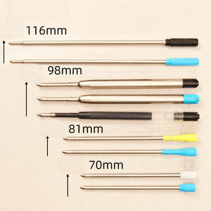 Accesorios para Mecanismos de Bolígrafos, Recargas, Tintas, Repuestos, Precio OEM y ODM, Personalizado D1 G2 <span class=keywords><strong>424</strong></span> #   Tinta de Escritura Suave, Recargas No Estándar - Product Image 1