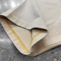 Kaos Pria Lengan Pendek Katun O-Neck Motif Lingkaran Tiga Warna Distressed Gaya Musim Panas Streetwear untuk Pemakaian Sehari-hari