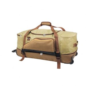 Custom Multi-Functional <b>Wheeled</b> Travel <b>Duffle</b> <b>Bag</b> Modern Rolling Luggage 2 Wheels Durable Handle Shoulder Strap OEM Manufacturer - Product Image 2