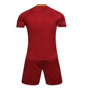 Top quality 100% polyester wholesale customized soccer jersey with team logo - Product Image 3