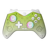 Control Inalámbrico BT para Juegos con Batería Integrada de 600 mAh, Panel Magnético RGB, Autoprogramable para Switch, Steam y Consolas de Juegos