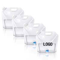 Vente en gros sac d'emballage de stockage de liquide flexible pliable à l'extérieur sac de poche à bec liquide sacs de liquide conteneur d'eau