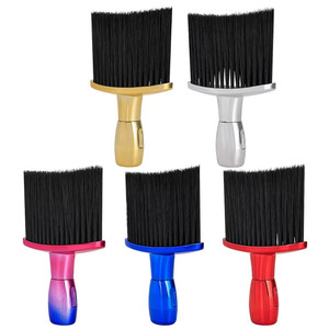 Cepillo quitapelusas de peluquería multicolor al por mayor, herramienta de limpieza de pelo de cerdas suaves para salón de belleza - Product Image 1