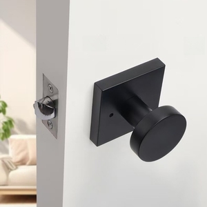 American Design Three Bolt Lock Spherical <strong>Door</strong> Handle Lock Privacy&amp;Passage <strong>Door</strong> <strong>Knob</strong> With Lock Cylinder for Bathroom - Product Image 2