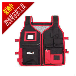 Chaleco Portaherramientas de Nailon Yato, 5 Bolsillos, Talla Única, para Uso en Fábrica o Taller - Product Image 1