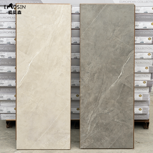 Revêtement de <span class=keywords><strong>sol</strong></span> <span class=keywords><strong>stratifié</strong></span> effet marbre et pierre, aspect céramique brillant gris et blanc, étanche pour <span class=keywords><strong>cuisine</strong></span>, 8 mm et 12 mm - Product Image 5