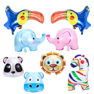 Ballons en aluminium <span class=keywords><strong>cirque</strong></span> pour bébé, pièces, dessin animé, Clown, perroquet, Lion, fournitures décoratives pour <span class=keywords><strong>anniversaire</strong></span> bébé, carnaval, nouvelle collection - Product Image 1