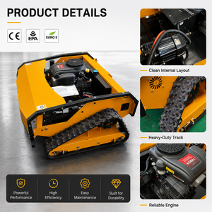 Cortadora de Césped a Control Remoto para Pendientes, 608cc <span class=keywords><strong>OHV</strong></span>, Compacta, para Huertos y Terrenos Inclinados, con Certificación CE, EPA y EURO 5, Directo de Fábrica - Product Image 6