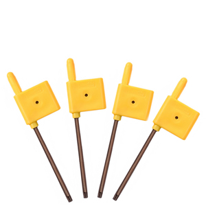 Sconto Quantità: Chiavi <span class=keywords><strong>a</strong></span> <span class=keywords><strong>Stella</strong></span> T6, T8, T15 con Manico in Plastica Gialla per Uso Domestico/Fai-da-te - Product Image 2