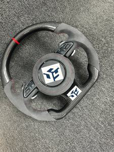 พวงมาลัยคาร์บอนไฟเบอร์แบบ S <span class=keywords><strong>Line</strong></span> Half พร้อมไฟ LED สำหรับ <span class=keywords><strong>Audi</strong></span> A3/A4/A5/A6/<span class=keywords><strong>Q5</strong></span>/Q7 ซีรีส์ 6 X6 - Product Image 2