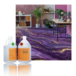 Wholesale Art Floor <b>Epoxy</b> <b>Resin</b> - Self-Levelling Coating for DIY & Professional Floor Projects - Product Image 3