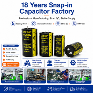 ตัวเก็บประจุแบบ Snap In ยี่ห้อ LORIDA 450V 470uF 560uF 680uF 820uF 1000uF 1200uF 150uF 220uF 330uF 800uF ตัวเก็บประจุอิเล็กโทรไลต์อะลูมิเนียม - Product Image 3