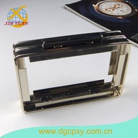Cadre de sac d'embrayage acrylique d'or léger de fournisseur de la Chine 20.5*14cm pièces et accessoires spéciaux de sac