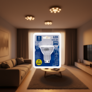 Aigostar LED GU10 Bulb 8W 3000K Warm Light 560Lumen 25000H Lifespan - Product Image 3