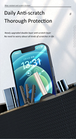 Jmax 3D 0.3mm plat HD clair protecteurs d'écran en verre trempé pour iPhone 11 12 13 14 15 Mini Pro Max Plus