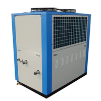 Bahreïn nouvel équipement de refroidisseur refroidi à l'eau et à l'air avec capacité de refroidissement 10HP composants de noyau de pompe à moteur de compresseur R410A