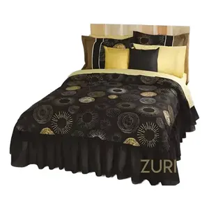 Zuri King Size Quilt Set 7 Piece Modern Dot Pattern All Season Bedding Home Use - Product Image 1
