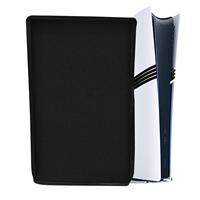 Housse de protection portable en nylon imperméable avec fermeture éclair pour console PS5 - Étui de voyage durable, léger et de grande capacité