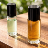 Vente en gros de flacons à bille cylindriques pour huiles essentielles de 3 ml, 5 ml, 10 ml, 15 ml, 30 ml, 50 ml, flacons roll-on vides avec emballage