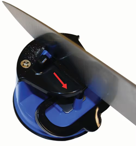 Fábrica al por mayor Utensilios de cocina Cuchillo Tijeras Herramientas de afilado Mini afilador de cuchillos <span class=keywords><strong>Piedra</strong></span> de afilar con ventosa - Product Image 4