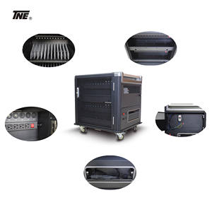 Carrinho de Carregamento <span class=keywords><strong>USB</strong></span> Tipo C da Marca SY para 26 Dispositivos, Equipamento Educacional para Uso Escolar, Laptop e Tablet - W710x D620 X H850mm - Product Image 3