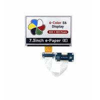 Module d'écran électronique à encre électronique Raspberry Pi de 7,3 pouces à 6 couleurs, microcontrôleur STM32, communication SPI, écran papier électronique