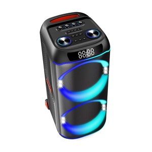 Nouveaux haut-parleurs de fête DJ en plein air, double 10 pouces, média, 100 W, haute puissance, grands haut-parleurs, karaoké - Product Image 5