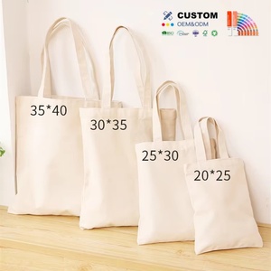 Grand sac fourre-tout ouvert écologique Sacs à main en toile Sac à provisions de plage Sac fourre-tout durable - Product Image 3