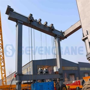 رافعة جسرية متنقلة بإطارات مطاطية بسعة 10 طن و20 طن و40 طن لرفع الحاويات في الموانئ والساحات - Product Image 3