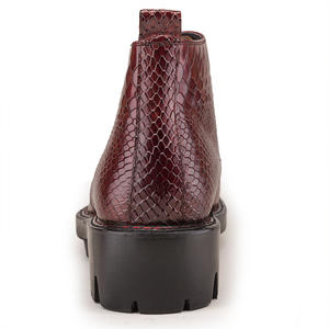 Bottes Balmoral en cuir pour homme, texture poncée à la main, style Amish, en coton, pour le travail, couleur unie, spécialité Mates, imperméables et antidérapantes - Product Image 1