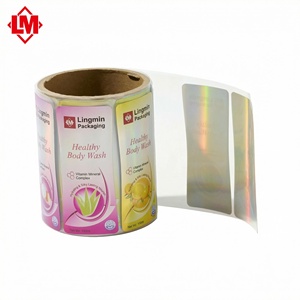 Etiqueta Holográfica Plateada Brillante Autoadhesiva <span class=keywords><strong>de</strong></span> BOPP Personalizada para Botellas <span class=keywords><strong>de</strong></span> Perfume y Productos Químicos <span class=keywords><strong>de</strong></span> Uso Diario - Product Image 1