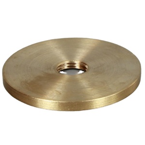 Anello di controllo tornito con bordo dritto filettato <span class=keywords><strong>femmina</strong></span> centrale in ottone lavorato a CNC con i tuoi <span class=keywords><strong>disegni</strong></span> - Product Image 3