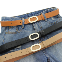 Nouvelle ceinture coréenne pour étudiantes SANYICAI modèle AS-65456 en jean avec boucle en alliage, largeur 2,8 cm, longueur 105 cm, multicolore pour femmes