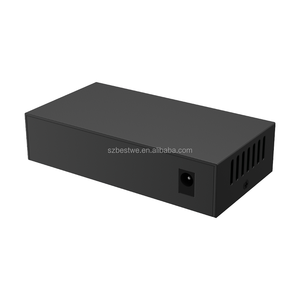 Network Hub 5 Port Megabit Desktop Network <b>Switch</b> Metal Housing Unmanaged Network <b>Switch</b> - Product Image 2